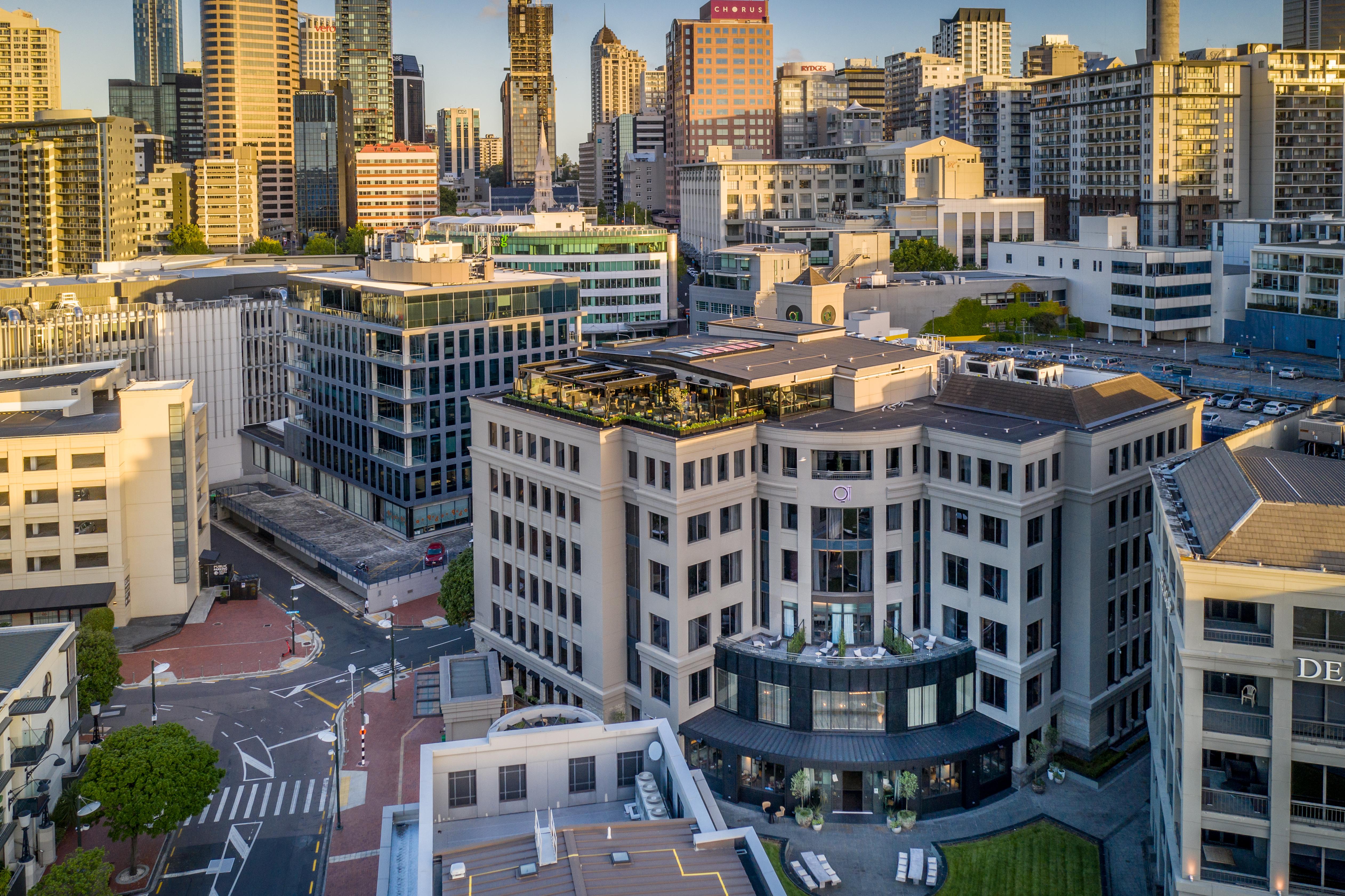 Готель Qt Окленд Екстер'єр фото Aerial view of the San Diego Convention Center